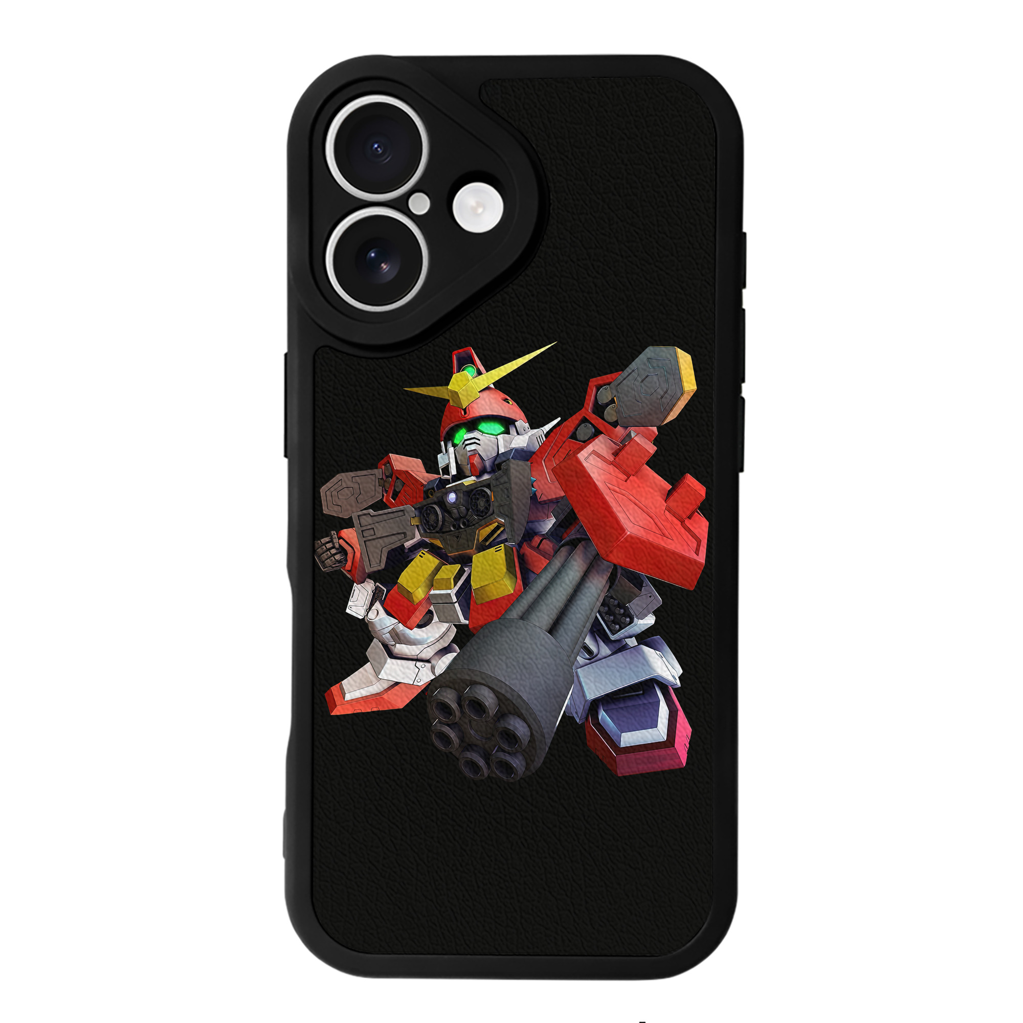 （画像用） 機動戦士ガンダム Mobile Suit Gundam 【iPhone 16シリーズ対応】シリコンスマホケース（レザー調） 材質：シリコン